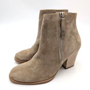 Paul Green Reya Ankle Boots Women's Grain Soft Suede Size US7/UK4.5 EU37.5